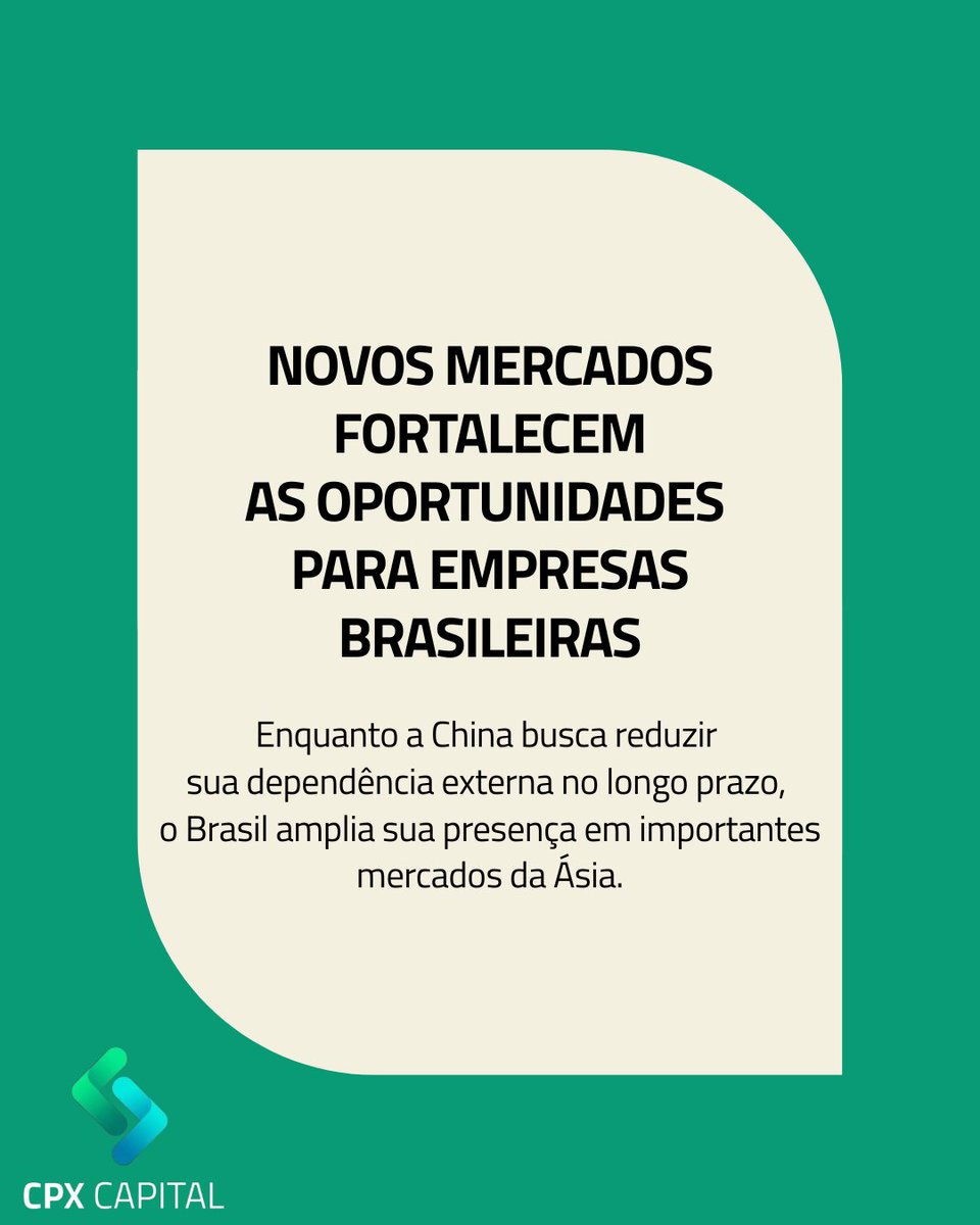 CPXCapital's tweet photo. O comércio internacional segue abrindo oportunidades para empresas brasileiras.

Com novas indústrias autorizadas a exportar proteínas para Vietnã e Coreia do Sul, o Brasil fortalece sua presença na Ásia e amplia possibilidades de negócios no exterior.

Fale com a #CPXCapital. https://t.co/bZsvPKVjr1