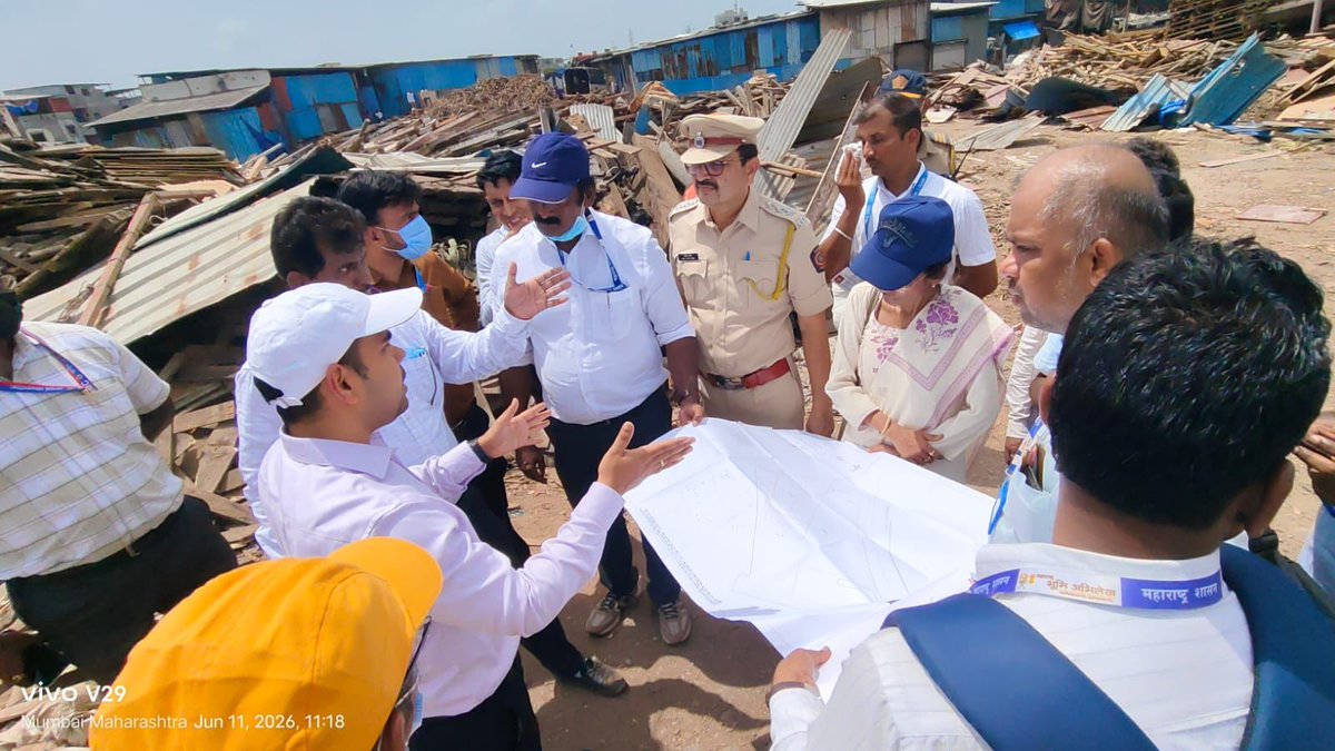 MSDCollector's tweet photo. घाटकोपर मानखुर्द लिंक रोड लगतची 14 एकर शासकीय जमीन अतिक्रमण मुक्त करण्यात आलेली आहे https://t.co/Qw1jkeGLw4