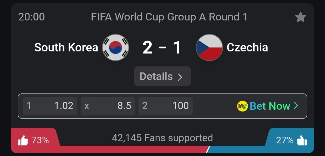_shadyjoo's tweet photo. #SouthKorea
#Czechia https://t.co/fj5cRO2Zni