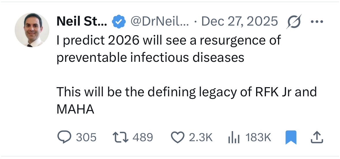 HalCranmer's tweet photo. If you want to make money, find a way to bet against the infectious disease experts like @DrNeilStone. https://t.co/sx3P2R2zZT
