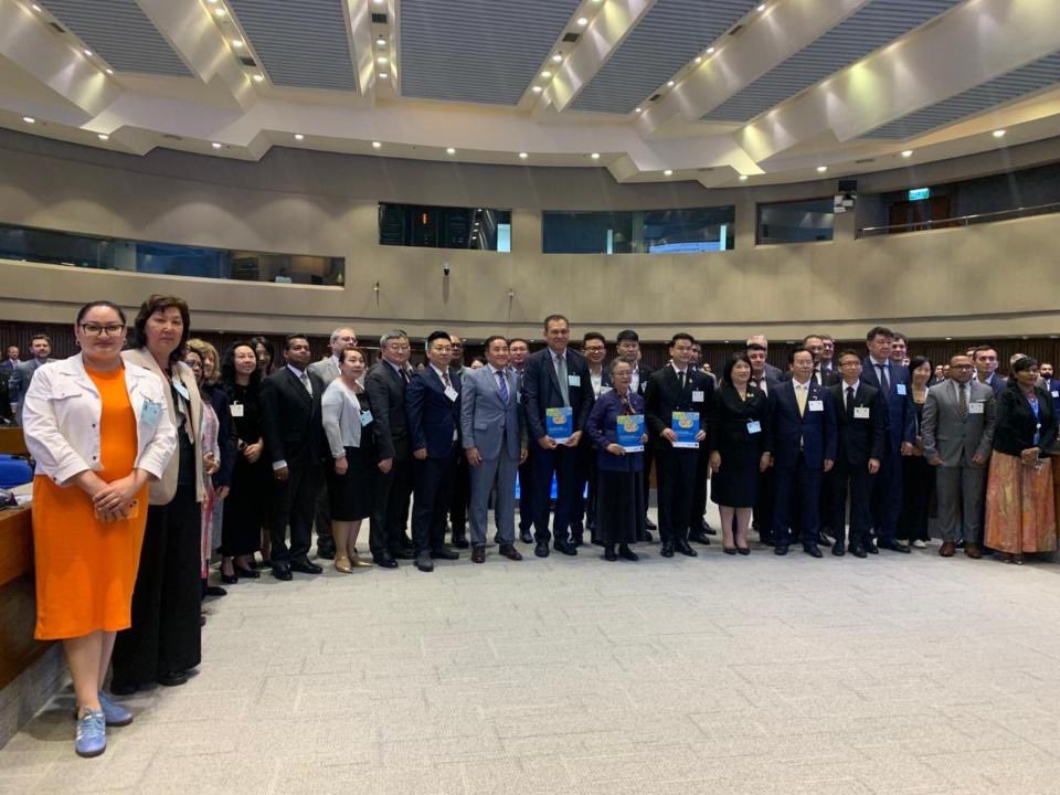 KZEmbassyTH's tweet photo. 🇰🇿🇹🇭 Kazakhstan’s delegation led by Ambassador Margulan Baimukhan, Permanent Repr. to UN ESCAP is participating in the Asia-Pacific Trade Facilitation Forum &amp; Paperless Trade Week 2026. The discussions focus on next-generation trade digitalization, sustainable trade facilitation. https://t.co/UHS9Ga9Ij0
