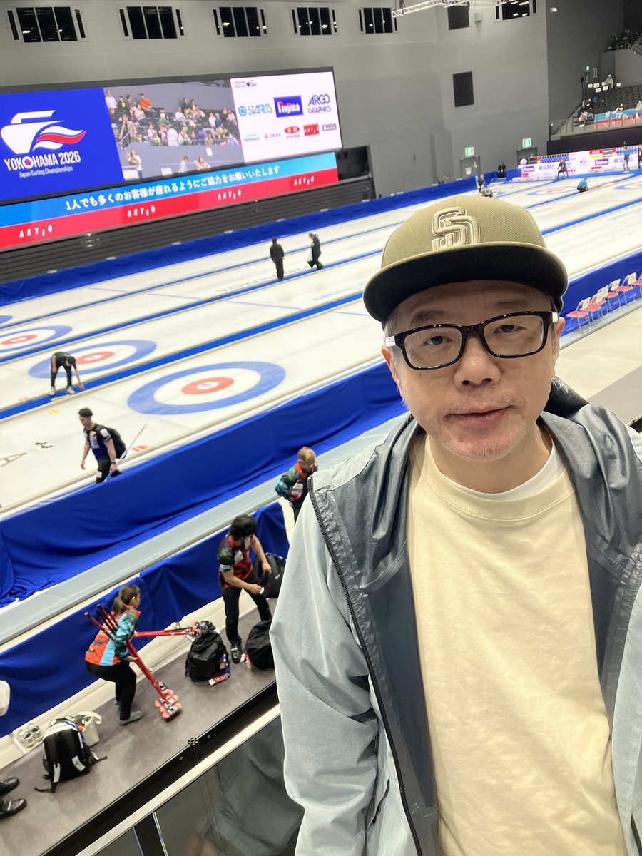 djkurogi's tweet photo. カーリング観にきた
#カーリング日本選手権　#横浜buntai https://t.co/tNUkkqi8rj