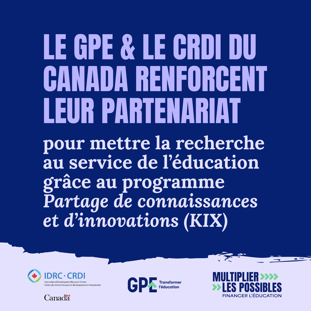 GPforEducation's tweet photo. Les données probantes sont essentielles pour aider les pays à prendre les bonnes décisions en matière d'éducation.

Pour promouvoir leur utilisation, le GPE a invité @IDRC_CRDI à officier comme agent partenaire pour la prochaine phase du #GPEKIX.

🔗 https://t.co/MKRxfHrgfx https://t.co/yfG9FFgKCZ