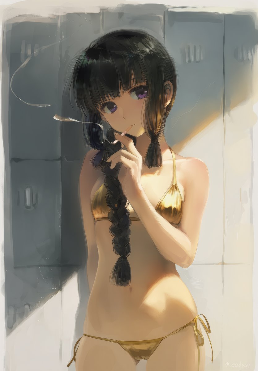 meadrop_ai's tweet photo. タバコ吸う北上(艦これ) https://t.co/gCHHrlOIQS
