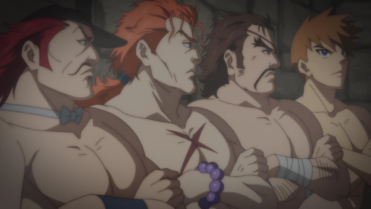 ggg_novel's tweet photo. よくあるハーレム系なろうアニメかと思ったら、思ったより筋肉の占める割合が多かった『冰剣の魔術師が世界を統べる』。 https://t.co/WHu2SrcOS3