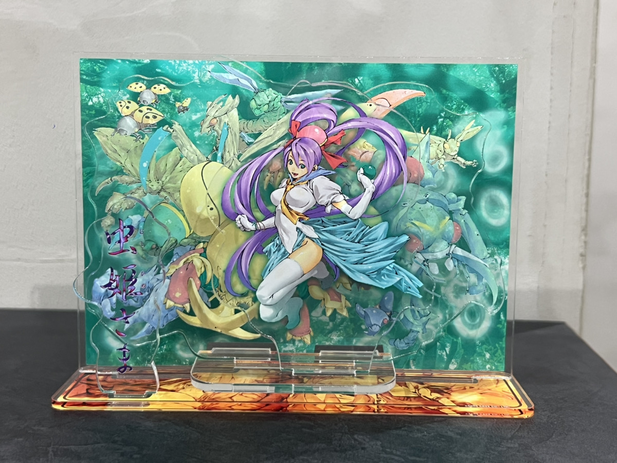 cavedirectshop's tweet photo. 【✨新商品情報✨】
大人気アクリルジオラマに待望の第二弾が登場‼
✅アクリルジオラマ『虫姫さま』

美しくも妖しい「シンジュが森」の世界観を、こだわり抜いた立体成型で完全再現🌟
レコ姫や甲獣たちが今にも動き出しそうな臨場感を、ぜひその目で確かめてください！

コレクションに加える絶好のチャンスです👍

本日より発売となります✨

#虫姫さま #CAVE #CAVEOFFICIALSHOP