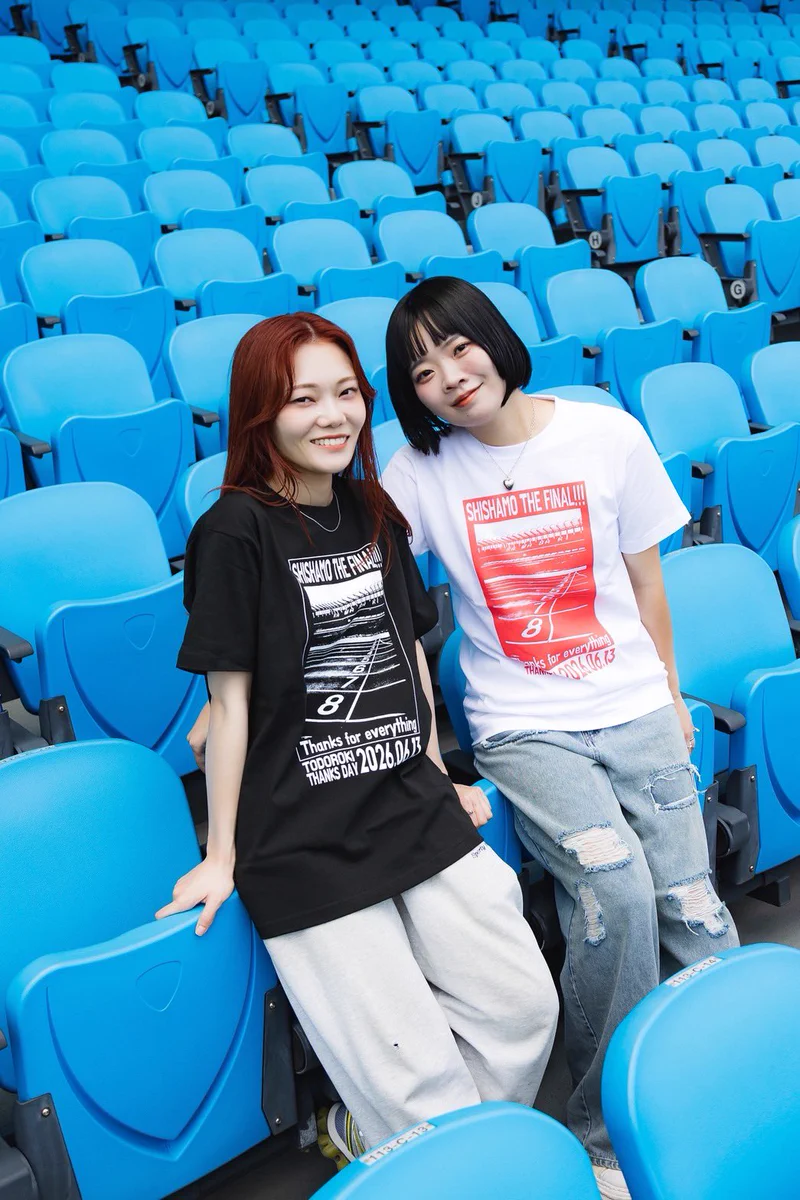 SHISHAMO THE FINAL!!! TODOROKI Tシャツ SHISHAMO on X: 