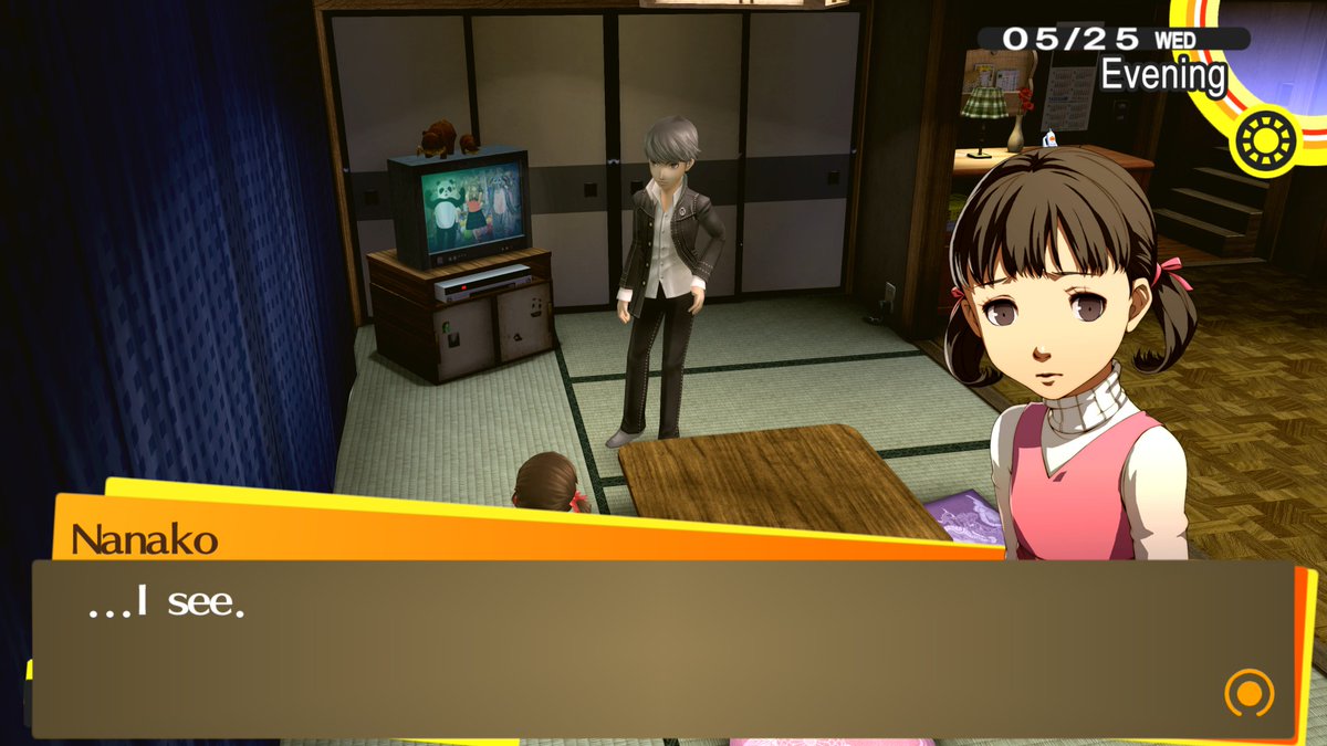 illuminatima's tweet photo. mfw I'm following a perfect run guide so I have to ignore Nanako to read some stupid ass book in the evening 😭 https://t.co/hvaxrqiNzH