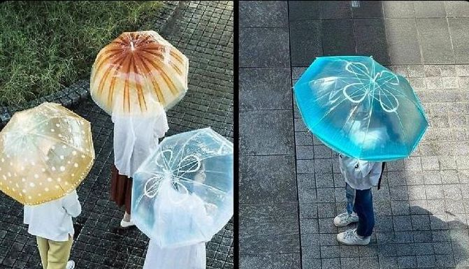 LeoDaVinciWave's tweet photo. Umbrellas inspired by jellyfish. https://t.co/MHeiYyvTo0