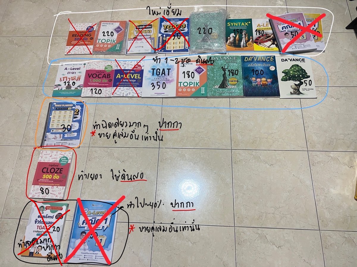 yippiebeep's tweet photo. ส่งต่อ หนังสือเตรียมสอบคร้าบ 😛😛
kw alevel tgat davance smartmathpro syntax topik
ค่าส่ง 45 (+5) / 7 เล่มขึ้นไป ส่งฟรี

#ส่งต่อหนังสือเตรียมสอบ #หนังสือเตรียมสอบ #ขายหนังสือ #สอบเข้ามหาลัย #dek70 #dek71 #เด็กซิ่ว #tcas70 #เตรียมสอบมอปลาย #dek72 https://t.co/FDT9GcW8lg
