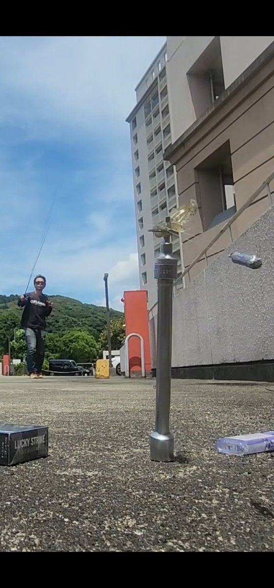 runstyle4625's tweet photo. そういや動画撮ってなかった
#7gフリーリグ　#距離10mぐらい
#ピン撃ちマスター　#Fishman 
#カルマー86m　#カルコンSE https://t.co/fBXmSKY2R3