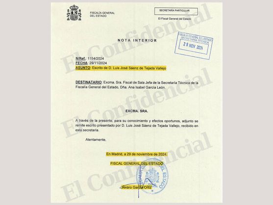 pabloharour's tweet photo. 🔴ACOJONANTE

García Ortiz tramitó en persona la denuncia por organización criminal sin aportar hechos concretos contra la jueza que imputó a David Sánchez

Lo hizo 48 horas después, como Leire Díez había planeado en su agenda 

Desautorizó a su subordinada que la había rechazado https://t.co/dgljspKGTs
