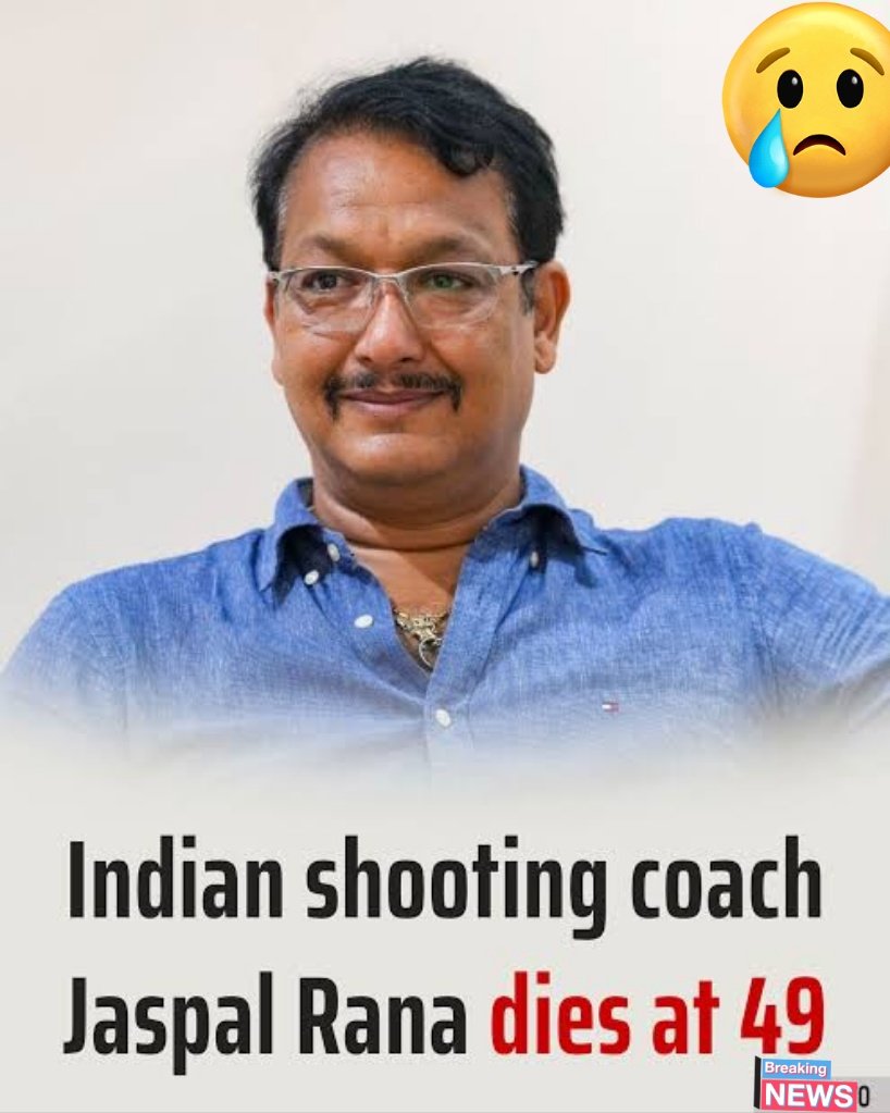 BreakDeepanshu's tweet photo. 🏅 भारतीय खेल जगत से बेहद दुखद खबर।

पूर्व एशियन गेम्स स्वर्ण पदक विजेता, महान निशानेबाज और कोच जसपाल राणा का 49 वर्ष की आयु में निधन हो गया। 💔

उन्होंने भारतीय शूटिंग को नई ऊंचाइयों तक पहुंचाया और कई युवा खिलाड़ियों को अंतरराष्ट्रीय मंच पर चमकने का रास्ता दिखाया।

🇮🇳 Arjuna Award (1994)
🇮🇳 Padma Shri (1997)
🇮🇳 Dronacharya Award (2020)

जसपाल राणा सिर्फ एक चैंपियन नहीं थे, बल्कि भारतीय शूटिंग की एक पूरी पीढ़ी के प्रेरणास्रोत थे।

उनका जाना भारतीय खेल जगत के लिए अपूरणीय क्षति है।

🕊️ "Champions may leave the world, but their legacy keeps inspiring generations."

ॐ शांति। 🙏

निशाना भले थम गया हो, लेकिन जसपाल राणा का नाम भारतीय खेल इतिहास में हमेशा बुलंद रहेगा।" 🇮🇳🕊️
#JaspalRana #IndianShooting #RIPJaspalRana #SportsNews #India