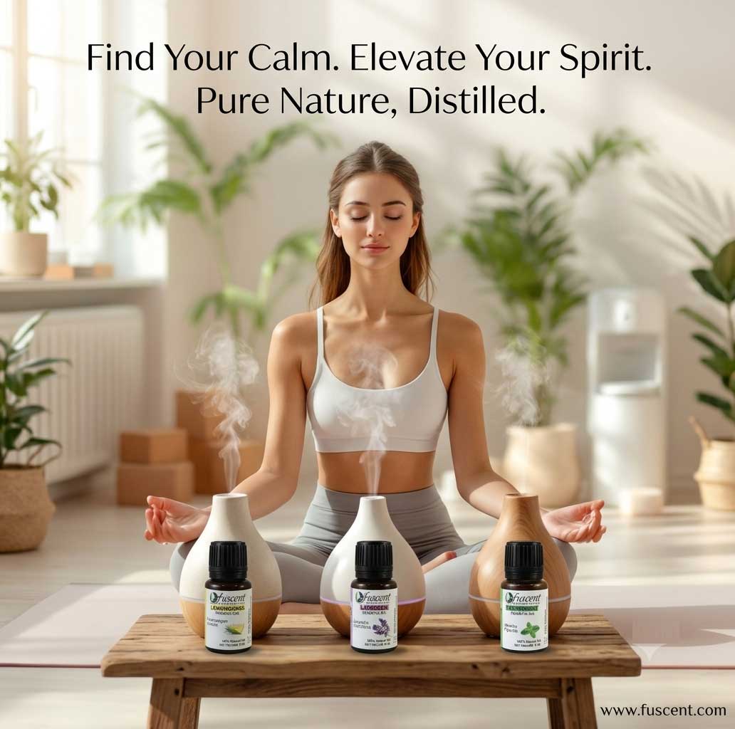 fuscentonline's tweet photo. A moment of peace, distilled. Our essential oils are your gateway to a calmer mind. Explore the collection: https://t.co/o388jXm8a8 #Wellness #Calm #NaturePure https://t.co/JXiOwqaGQ5