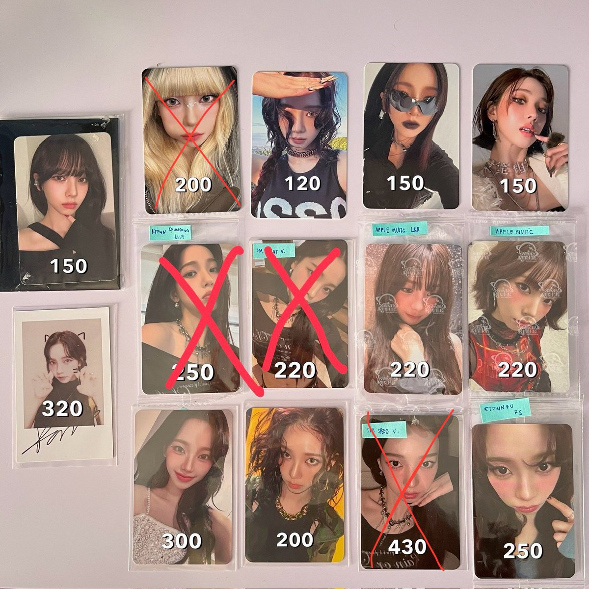 skimcream27's tweet photo. [ พร้อมส่ง ] 

• พี่น่า คาริน่า Karina

• น้องหนาว winter หนิงหนิง ningning

📮 เหมา 40 บาท
ยอดเกิน 500 ส่งฟรี 🆓

สนใจ dm สอบถามได้นะคะ 🙇🏻‍♀️ 
#ตลาดนัดaespa #ตลาดนัดเอสป้า https://t.co/6kGwQrykN0