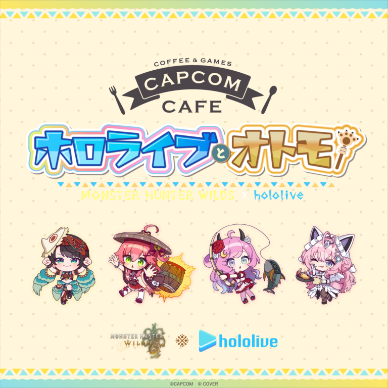 Capcom_Cafe's tweet photo. /／
#モンハンワイルズ × #ホロライブ
コラボ第2弾 物販商品 事後販売決定❕
\＼

6/17(水)よりコラボ商品の事後販売を開始❕
・全国のキャラカプ
・一部カプコンストア
・オンライン
などでお買い求めいただけます👀

詳しくはコチラ👇
https://t.co/JKZr192UbV

#ホロライブとオトモ https://t.co/etGCI7IfoJ