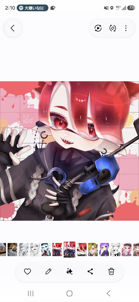 Mu916Mu's tweet photo. @meron_0214 これで！！下適当で！目の色はお好きな方で～🌠 https://t.co/HYeAdb9t8W