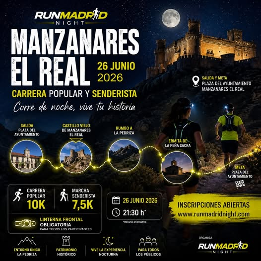 YouEvent1's tweet photo. Inscripciones en
https://t.co/SurRap6dsV

#correr #carrera #manzanareselreal #senderismo https://t.co/tyZwShhqEu