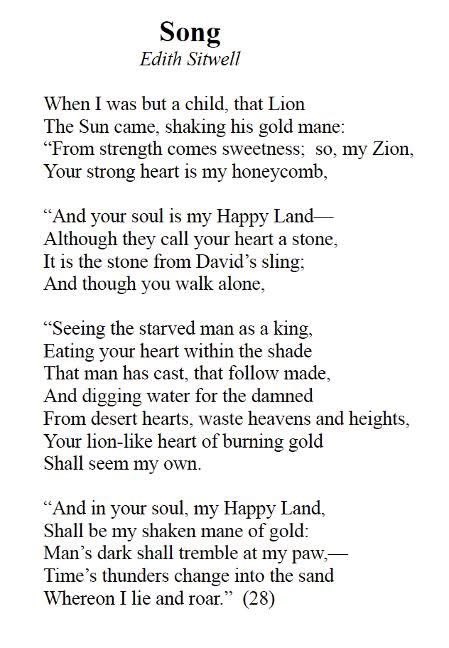 ergoking's tweet photo. Day #2381 of #BeautyInThisWorld. #CultureCare.  Edith Sitwell, “Song (When I Was But a Child).” https://t.co/0FcP2HIPIV