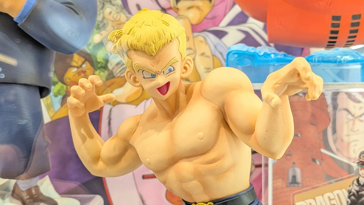 NappaVegetable's tweet photo. ブルームラサキのフィギュアだぁwww
めちゃくちゃ似とる!!凄ーい！ https://t.co/r8XpFCWWPy