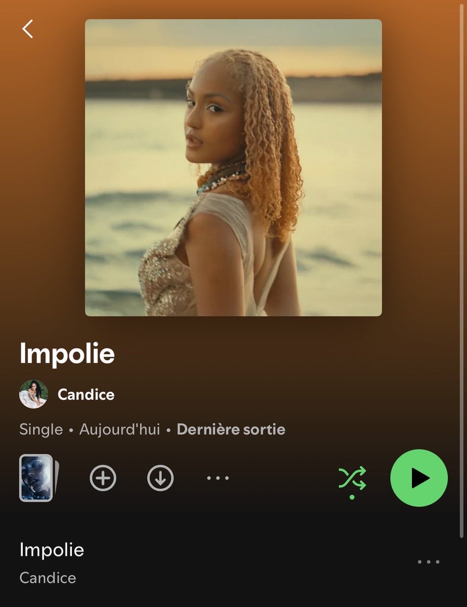 nanaez23's tweet photo. “New Music Friday” a peut-être raté le son de l’été ☀️

@Spotify @spotifyfrance #Candice https://t.co/4etqfCtAyM