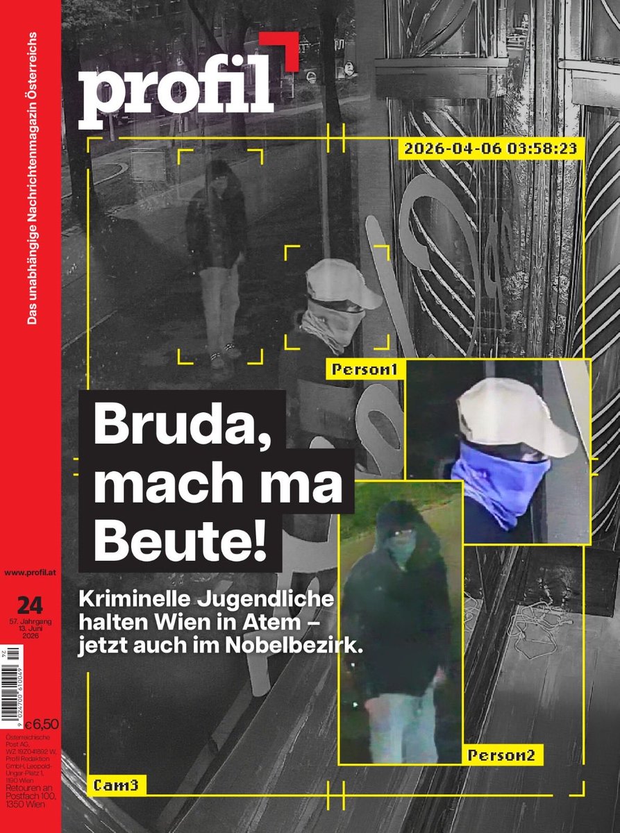 anna_thalhammer's tweet photo. Neues Baby mit wirklich abenteuerlicher Coverstory von @neuholder @profilonline https://t.co/QEIWbabiPj