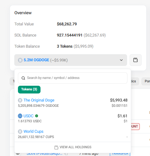isellbeforeyou's tweet photo. A wallet with 900 SOL ( $62,200 ) is actively buying $ogdoge

probably nothing right? https://t.co/g5yNgksbrY