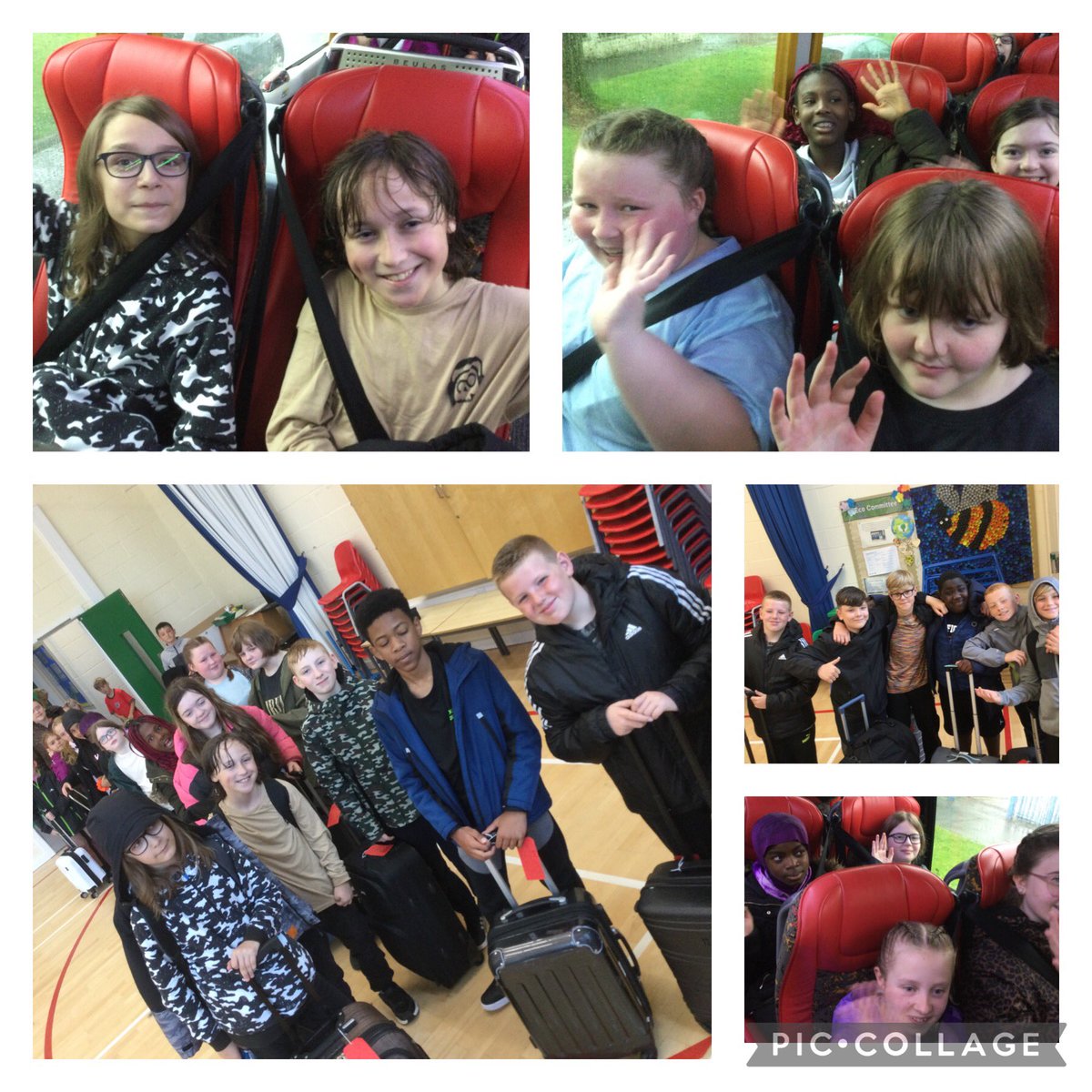 HollinPrimary's tweet photo. Year 6 have started their journey to @RealRobinwood https://t.co/ACbAsqHbE7