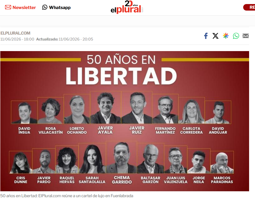 pabloharour's tweet photo. El ayuntamiento socialista de Fuenlabrada contrata a Lo Plural para celebrar un acto del año Franco donde estarán:

Javierito

La mitad tonta, mitad tetas

El autor del bulo de los dos DNIs

La reina de la charocracia, Rosa Villacastín

Baltasar Garzón
Carlota Corredera

La autora del bulo sobre Ketty Garat

Y el supuesto periodista que hizo el reportaje del congreso de la PSOE haciéndole la pelota a medio partido 

Habrá que preguntar cositas