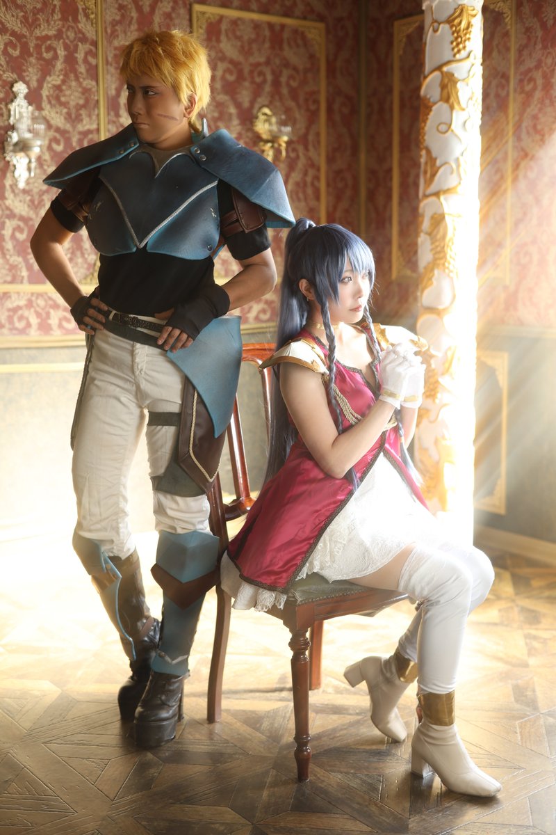 kamokatedanmaka's tweet photo. 【cosplay】⚠️クガタナ
ファイアーエムブレム聖魔の光石
FＥ: The Sacred Stones

「だったら、
わたしがあなたを見つけ出すわ」

ターナ:ハルカさん@hrk0817izm
クーガー:ゆえこ
📷️ いしまるさん@cn_marujp2
#fireemblemcosplay https://t.co/qlcKnVfiSw