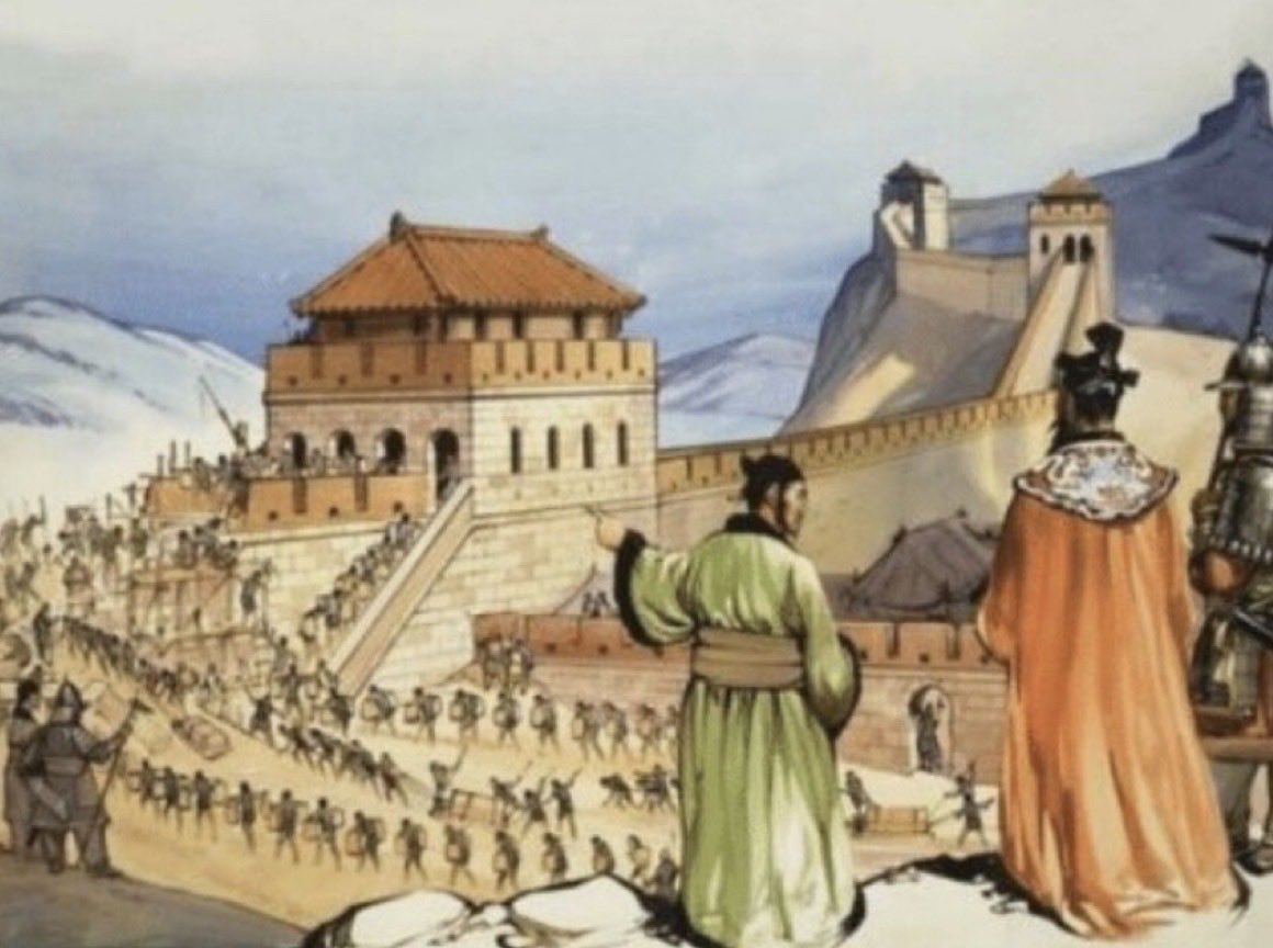 arcticinstincts's tweet photo. The grand culmination of Qin Shi Huang’s vision- a China so peaceful and prosperous that his most ambitious defensive fortification is used as a thirst trap backdrop for clout hungry Xiaohongshu e-thots https://t.co/sPi7xFIke5