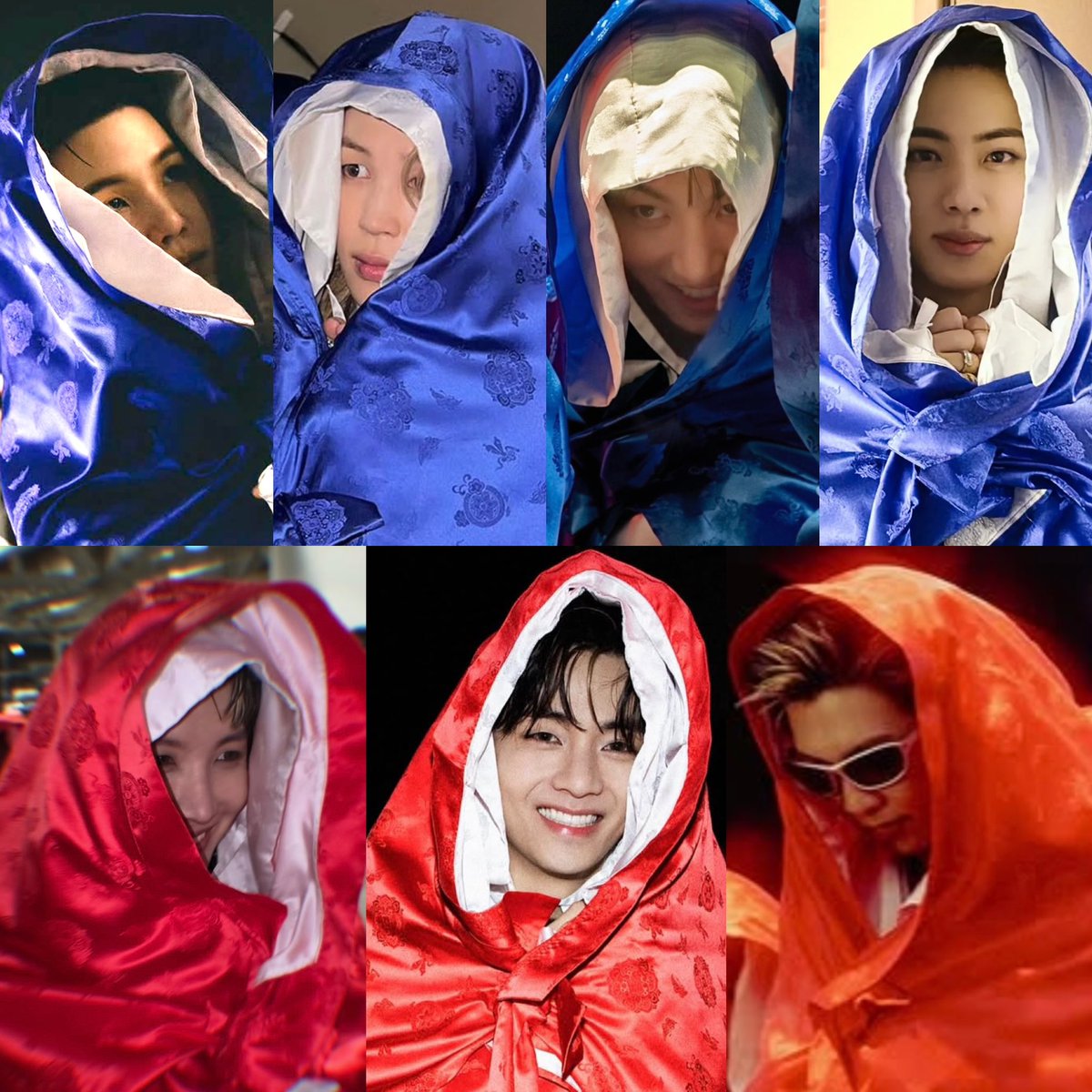 btsdaily77's tweet photo. 7/7 BTS IN CLOAK 💙❤️ https://t.co/y930XwEp1w
