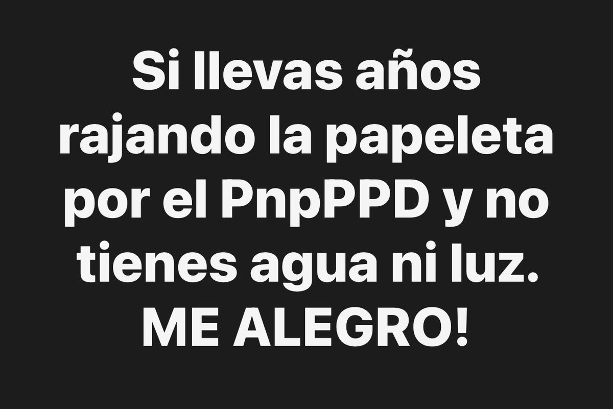 SamuelCepedaPR's tweet photo. ¡Si votas por el bipartidismo, tienes lo que mereces…además que jodes el país al resto de los puertorriqueños. https://t.co/B3u4h798ZH