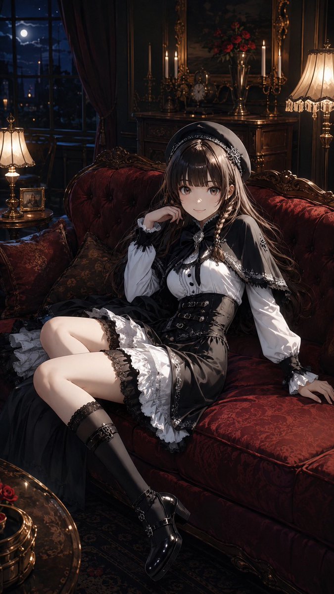 M1_pic's tweet photo. Gothic Dress  #ゴーゴーゴスロリ https://t.co/hhTjcv9FAR