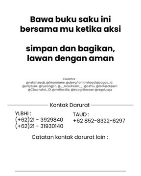 karirfess's tweet photo. BUKU SAKU PANDUAN AKSI🙌

bantu sebarkan kawan🤝🔥

credit to: ig Semar UI https://t.co/iFhtzeWdy7