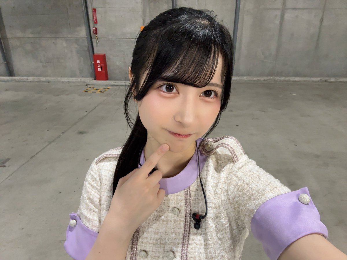 stu4th_official's tweet photo. こんにちは〜！
なゆゆこと小松奈侑です🥬

この日の、アイドル前髪いい感じだったな〜☺️

どうかな💭💕

#STU48_4期研究生 #小松奈侑 https://t.co/oVJG58ioP6