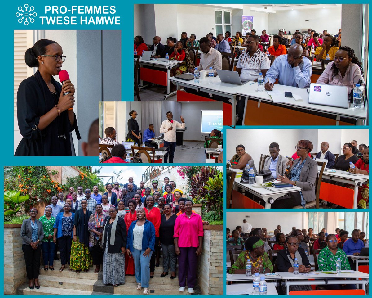 ProfemmesTH's tweet photo. 🔴 Happening now: 
Pro-Femmes Twese Hamwe (PFTH) has convened its Thematic Working Groups to discuss emerging issues affecting women and girls, develop key advocacy messages, share updates and best practices on compliance with the new NGO law, and strengthen understanding of annual reporting and accountability requirements.
Together, we continue advancing #GenderEquality, #WomenEmpowerment, and stronger civil society organisations.
@careinrwanda @RwandaCCM