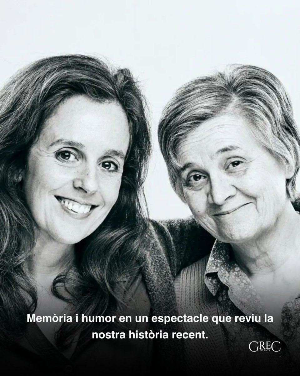 SalaAtrium's tweet photo. ✨ 80 anys del naixement de Montserrat Roig.

A L’última entrevista (Roig/Capmany), Roig i Maria Aurèlia Capmany es retroben en un plató convertit en teatre per parlar de literatura, periodisme, política, Barcelona i memòria. 🎥📚

📅 Del 14 al 31.07.26
📍 Sala Atrium 🎭 https://t.co/VCARia6vZ8
