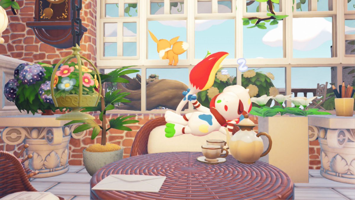 kuroipandaac's tweet photo. 癒し🌿
#ぽこあポケモン #ぽこポケ
#pokemonpokopia https://t.co/p7MhC55tEt