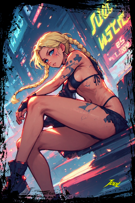 ___Jool___'s tweet photo. Have a good Sunday!! ✨💕 #cyberpunk https://t.co/fyoif1kdnZ