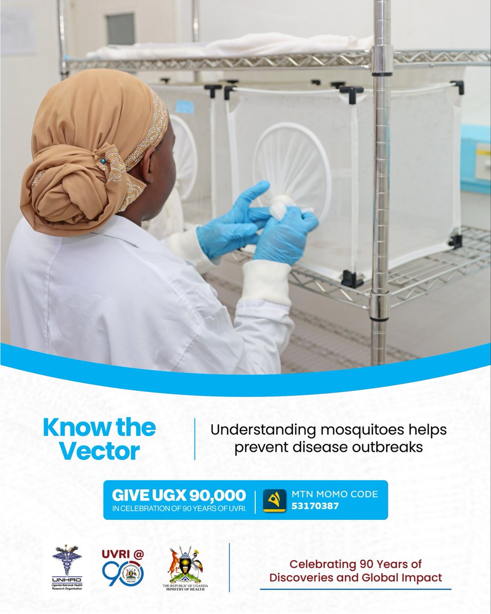 EmilyKabuye's tweet photo. Join and celebrate @UVRIug for joining the world to fight disease outbreaks, we are celebrating 90 years of discoveries and global impact👌🏻👌🏻. It starts from you @KaleebuPontiano @MRC_Uganda @UVRI_CRP @EDCTP3 @EACCR2 @watyaba https://t.co/77chQ5wRdt