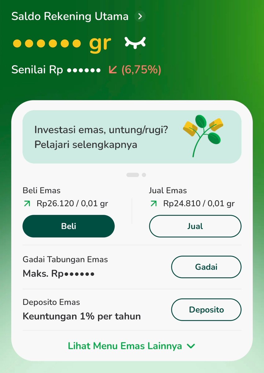shadowHDAO's tweet photo. @kembarancumong Berapapun harganya di DCA kan saja setiap minggunya. Syukur-syukur bisa 0,1G / Minggu. Jadi niatnya mau konsisten lakukan smpe akhir tahun kalau harganya masih cocok, mau terus DCA tapi kalau dah naik nanti jual lagi terus DCA lagi. Entah pindah ke bluechip atau atau di EMAS. https://t.co/RIlpDPJZzY