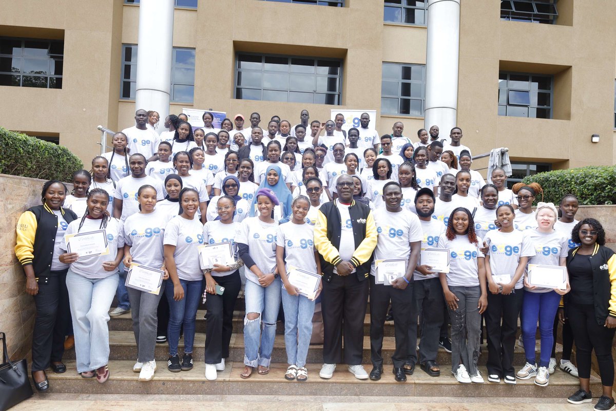 ExperienceUSIU's tweet photo. What happens when students are given the space to grow beyond the classroom?

At the Empowerment, Development, Growth & Excellence (EDGE) mentorship Program Cohort 3 graduation, students who once feared public speaking confidently stood before 100+ people to share stories of courage, resilience, self-awareness, and transformation.

Read more: https://t.co/HL3QUe2h72

For enquiries, contact: edgeprogram@usiu.ac.ke

📸 Moses Mbaabu Kiaira
#EDGEProgram #EducationToTakeYouPlaces #USIUAfrica #ExperienceUSIU