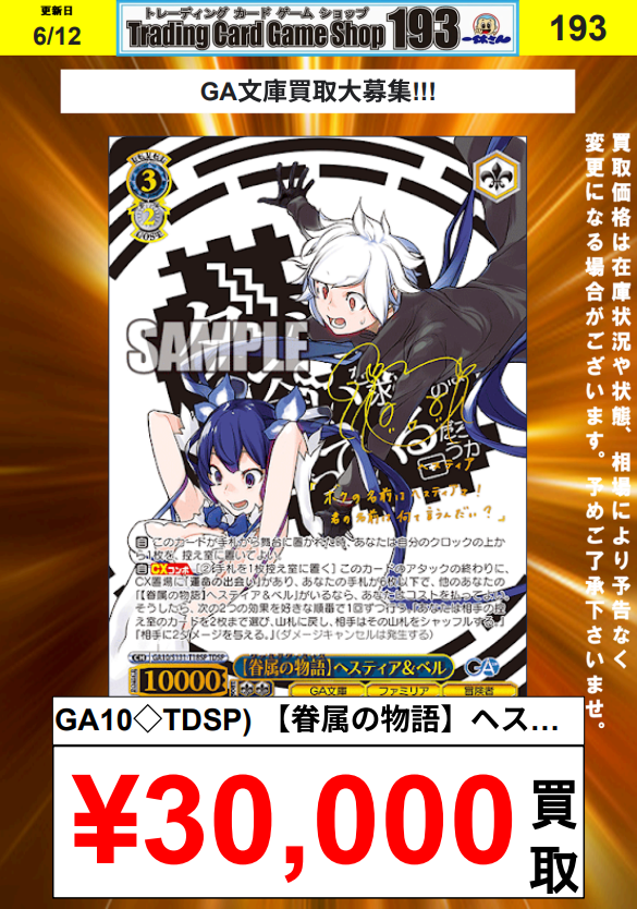 ヴァイス 買取更新】 GA文庫 TDSP 始まりの物語 イレイナ ✨✨45,000円