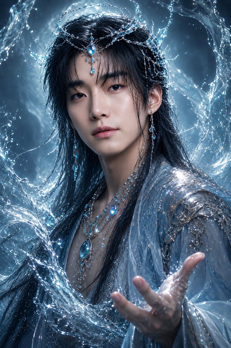 Threi's tweet photo. I was just doodling with AI 😊 can’t wait for #LEEJUNHO’s new fantansy drama! https://t.co/8EXQI6lBij
