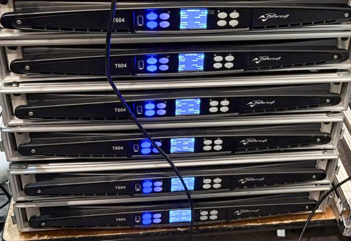 AUDIOBRAINS's tweet photo. #RackOfTheWeek : Powersoftユーザー様から頂いたTouringアンプのラック写真を随時投稿していきます😀
今回は、湘南最大級の音楽スタジオである「太陽ぬ荘スタジオ」様が使用するT604とX8のラックショット📸
#ProudPowersoftPartner
@Powersoft_Japan https://t.co/40D2dK870G