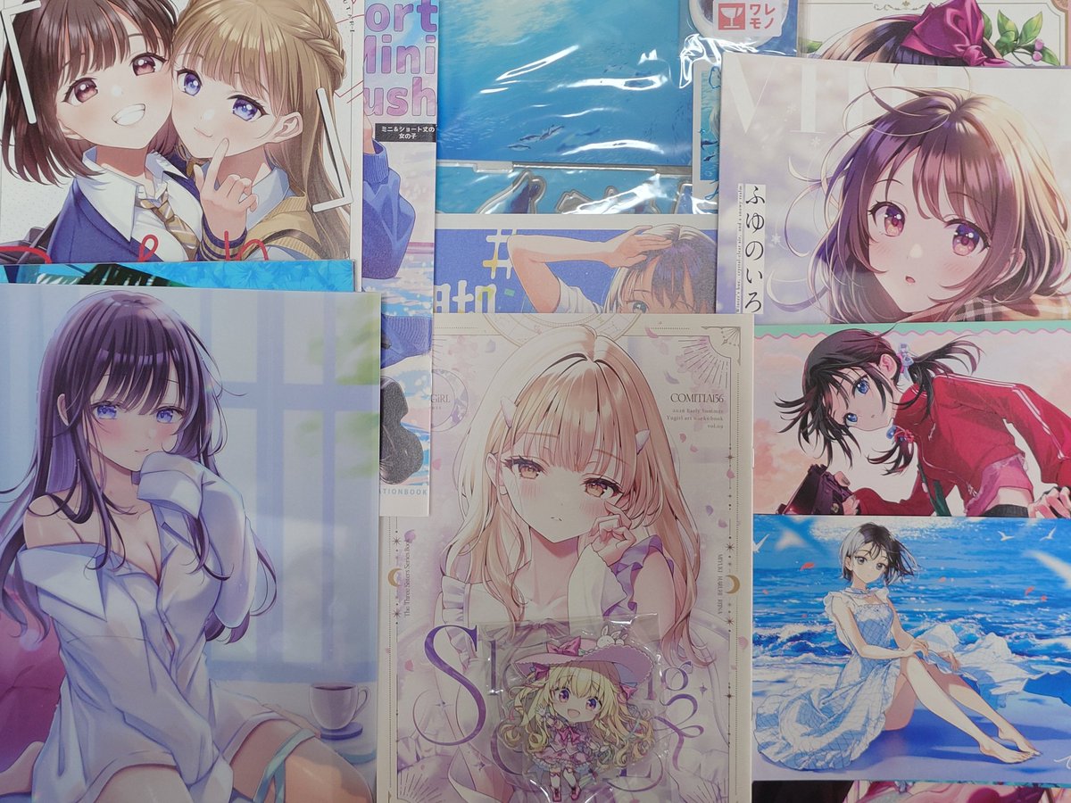 leafmoon0610's tweet photo. 遅くなりましたが、先日のCOMITIA156の戦利品です😊
#COMITIA156 https://t.co/NcFnfeHjxw