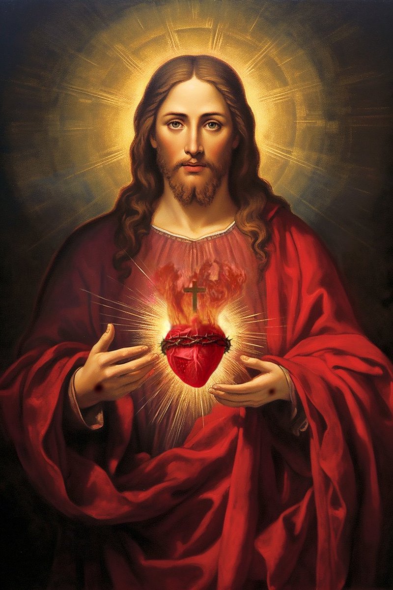 rsarille4's tweet photo. Feliz día del Sagrado Corazón de Jesús. Que Dios os bendiga. https://t.co/q8tXZMQuQQ