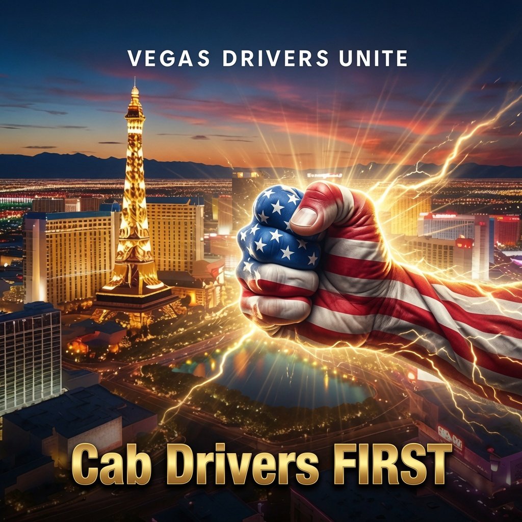 UniteVegas's tweet photo. VEGAS DRIVERS UNITE warned in 2018: Rideshare is coming for our jobs. Drivers didnโt unite. Now weโve lost over 50% of the market to corporate giants and robot cars.
NO MORE! Las Vegas cannot run without cab drivers.
#LasVegasTaxi #LasVegas #MGM #Caesars #VegasDriversUnite https://t.co/24HNCQt5Ie