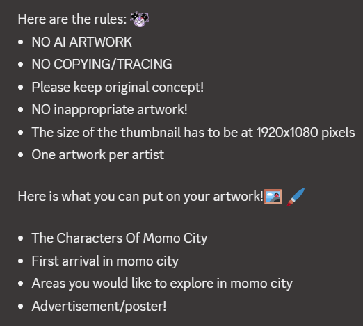 MomoMagazines's tweet photo. 🌸REMINDER!!
The art competition on the Momo City Discord is soon coming to a close! Make sure to submit your art by the 26th of June!
Rewards can be claimed through ROBLOX giftcards &amp; PayPal! Good luck! 💝
#MomoCity #ROBLOX #ももシティ https://t.co/647cnysAme